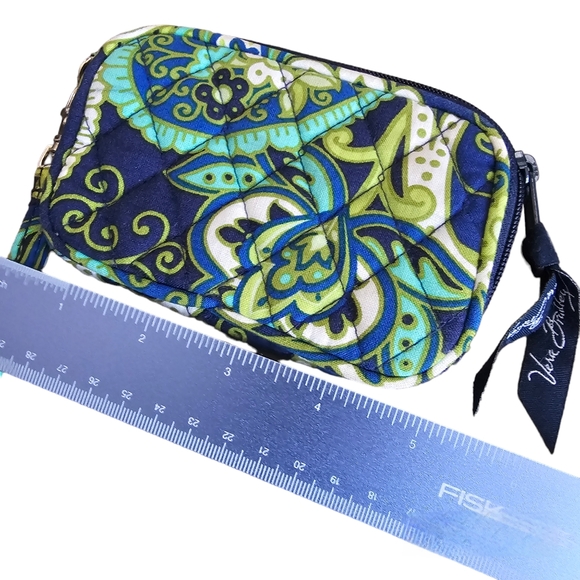 Vera Bradley Rhythm & Blues Coin Purse Wristlet - Picture 7 of 7
